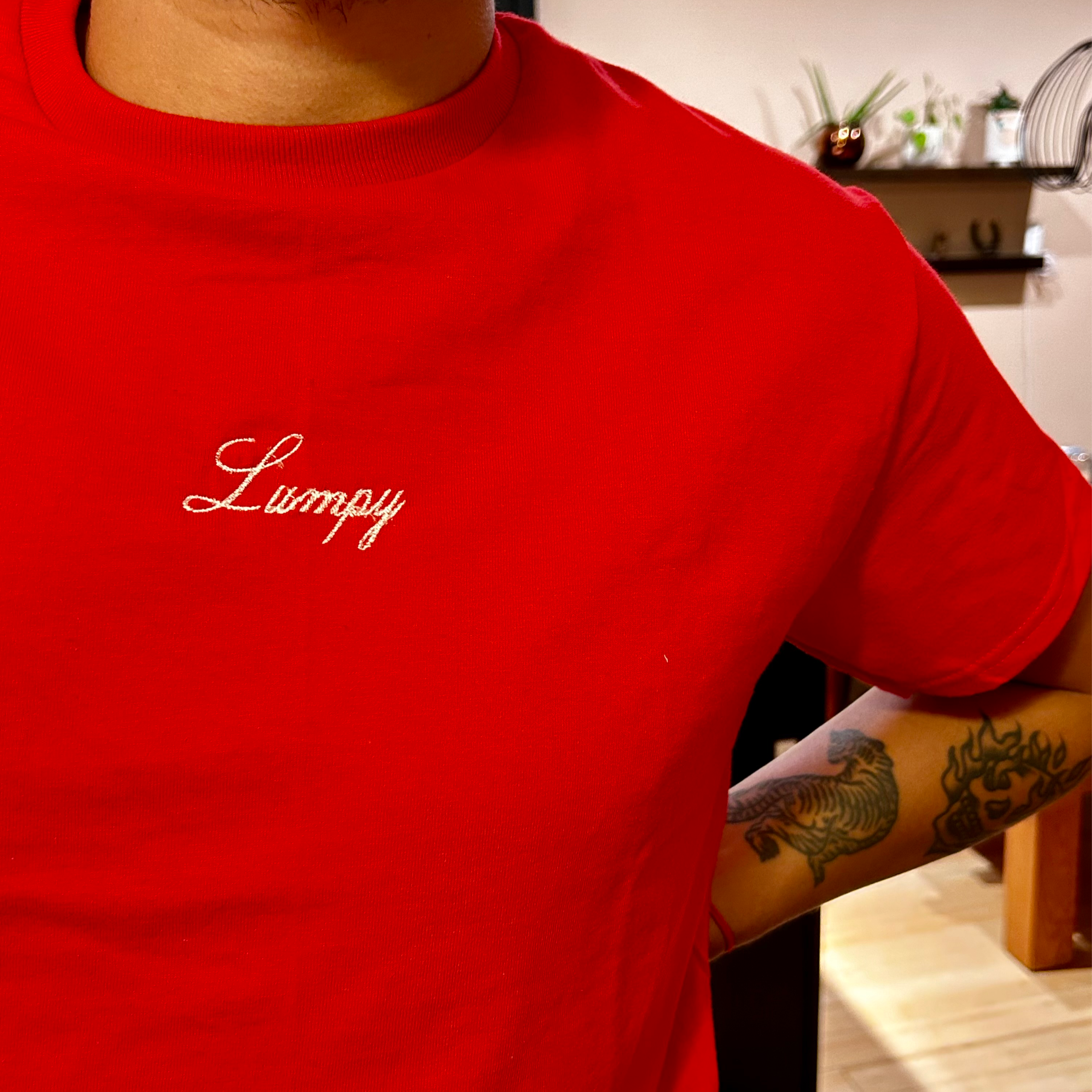 Lumpy baby tee