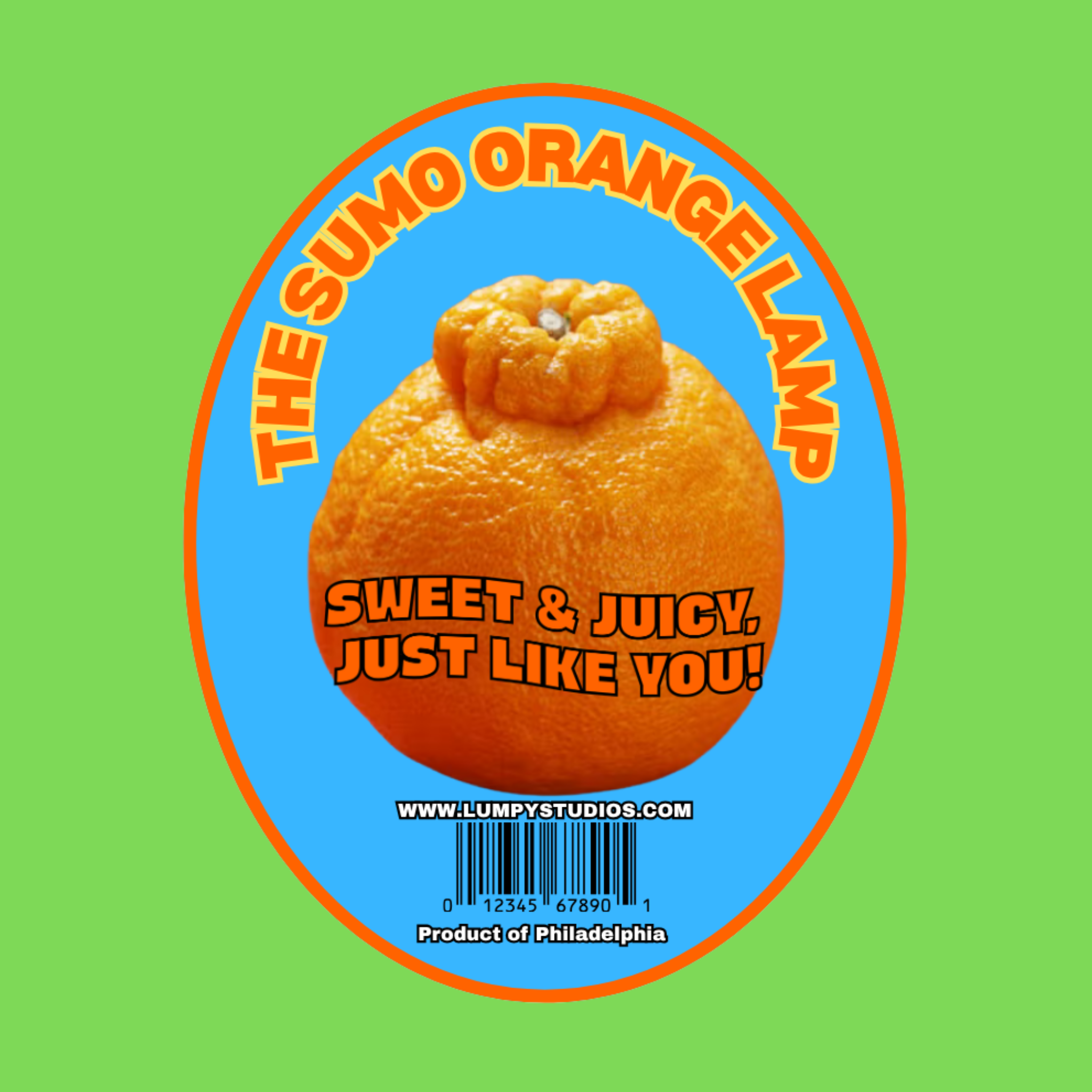 The Sumo Orange Lamp